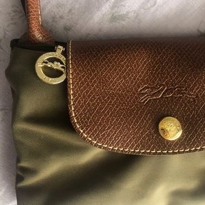 Longchamp Le Pliage Small Nylon Long Handle Tote